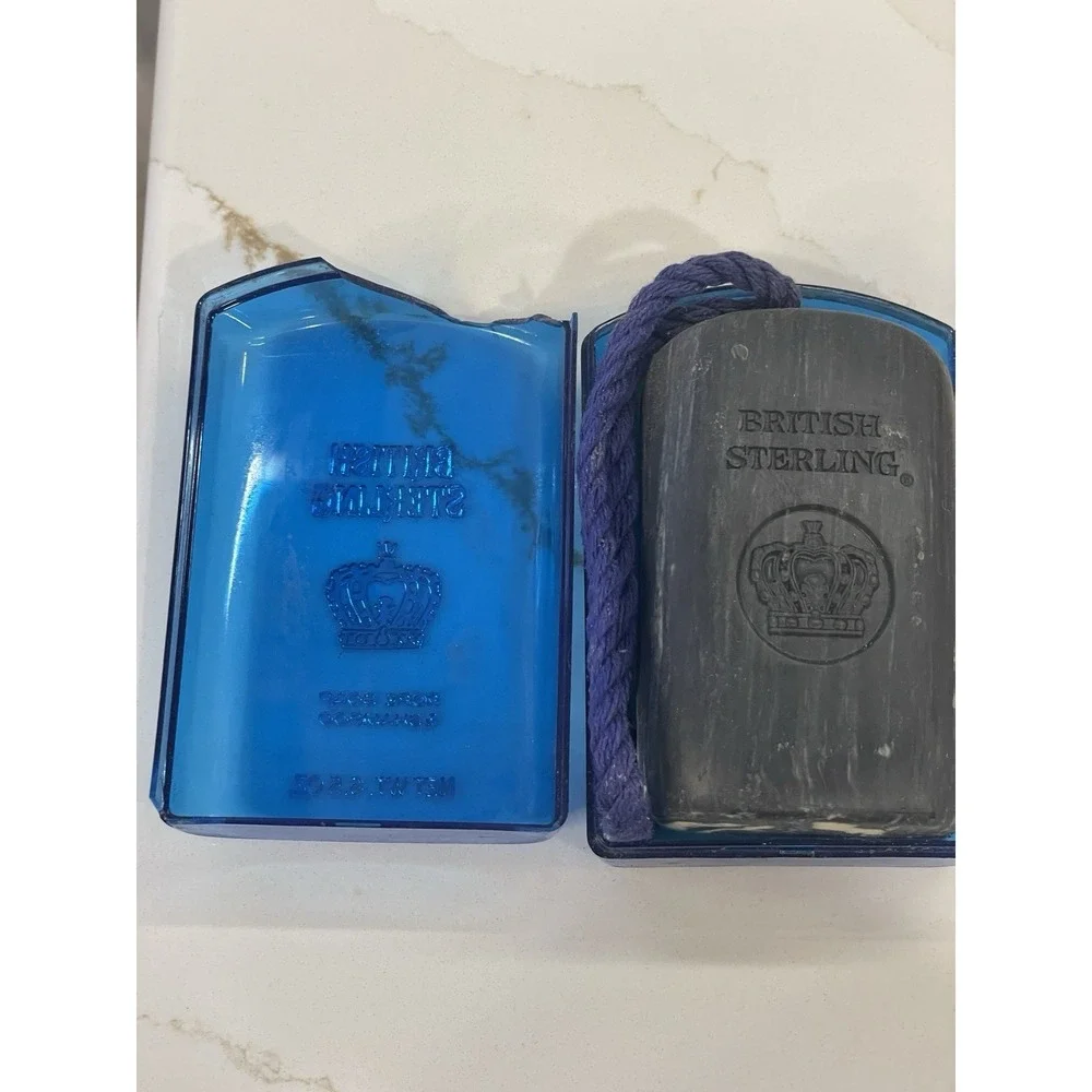 Vintage British Sterling Cologne Rope‎ Soap & Shampoo Scented 6.5 oz FLAW READ